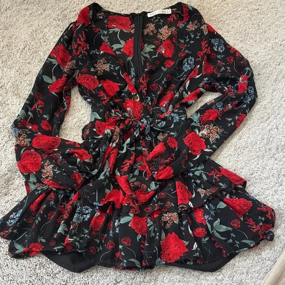 Floral Romper - Picture 2 of 4